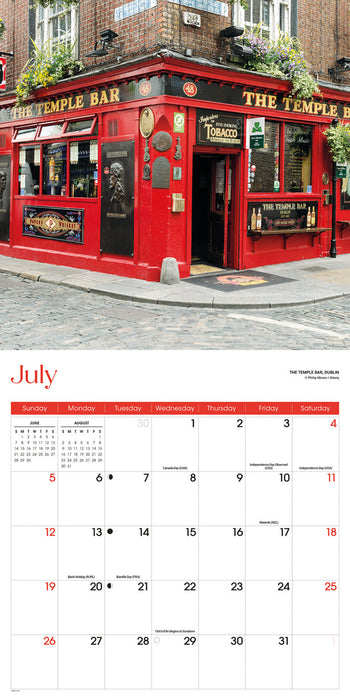 Ireland 2026 Square Wall Calendar