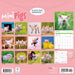 Mini Pigs 2026 Square Wall Calendar