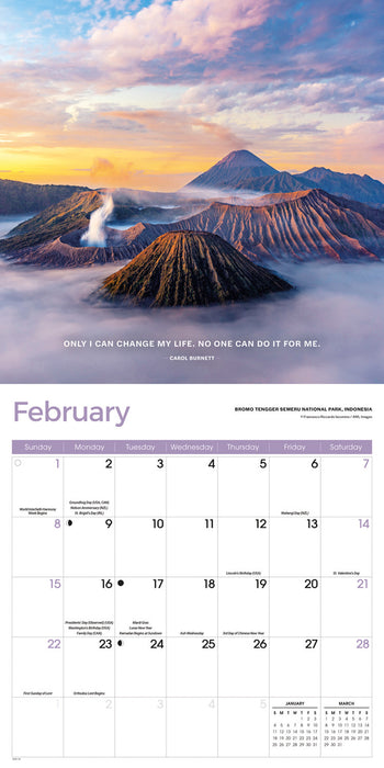 Motivation 2026 Square Wall Calendar