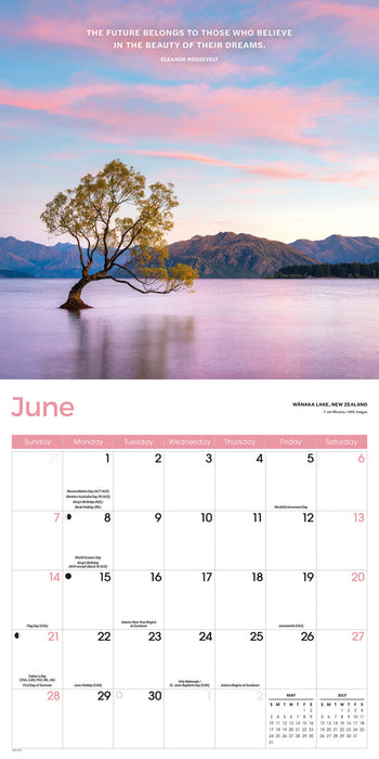 Motivation 2026 Square Wall Calendar