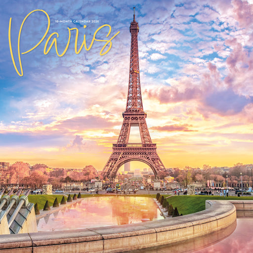 Paris 2026 Square Wall Calendar