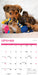 Playful Puppies 2026 Square Wall Calendar