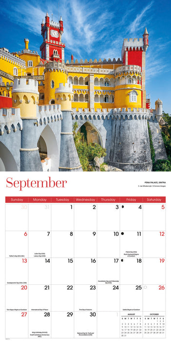 Portugal 2026 Square Wall Calendar