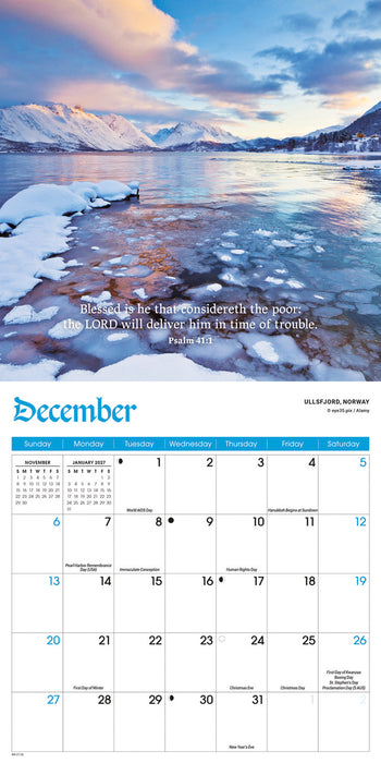 Psalms 2026 Mini Wall Calendar