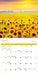 Sunflowers 2026 Square Wall Calendar