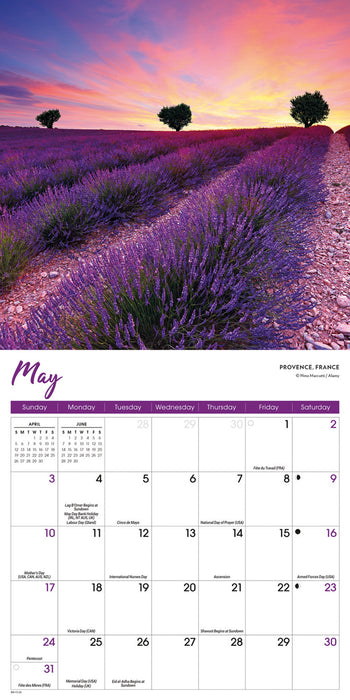 Sunsets 2026 Mini Wall Calendar