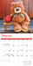 Teddy Bears 2026 Square Wall Calendar