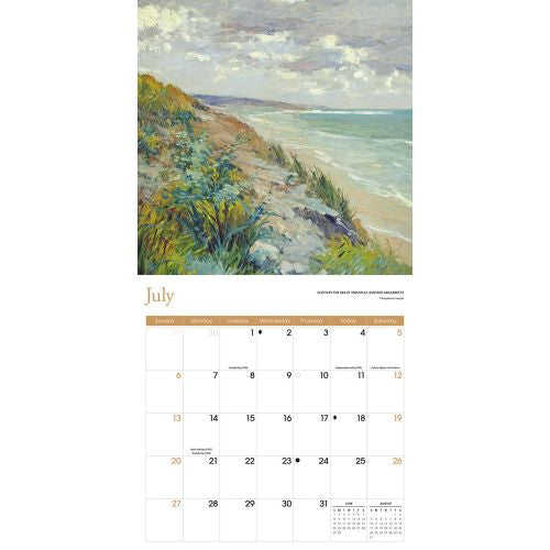 2025 Impressionist Wall Calendar