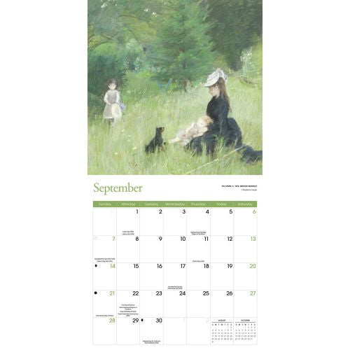 2025 Impressionist Wall Calendar