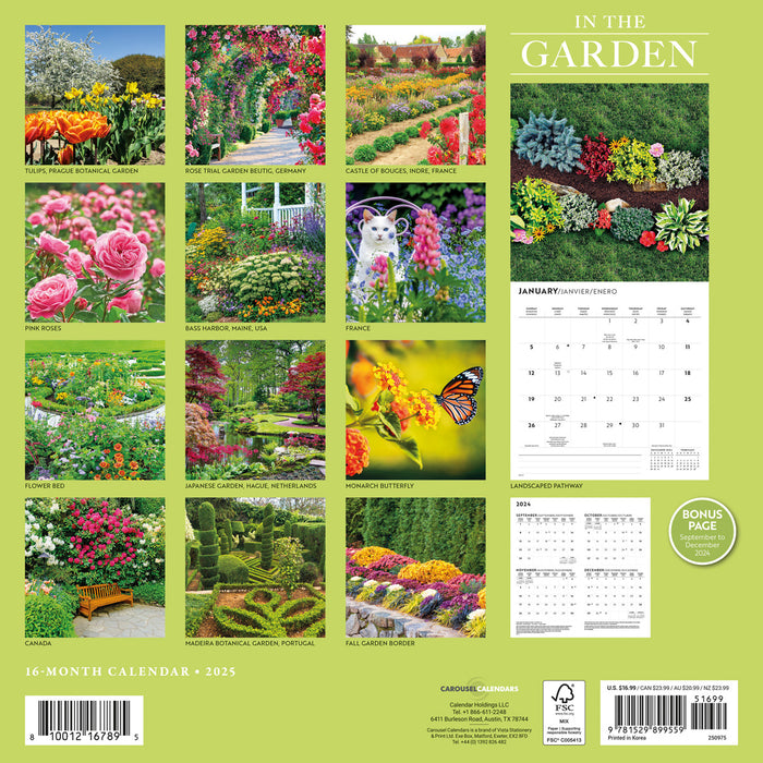 2025 In the Garden Wall Calendar