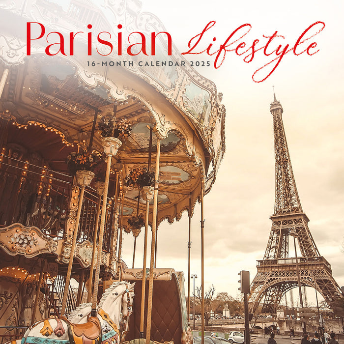 2025 Parisian Lifestyle Mini Wall Calendar