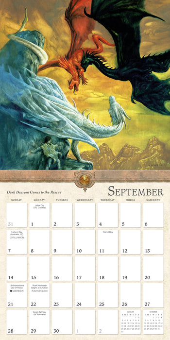 2025 Dragons by Ciruelo Wall Calendar (Online Exclusive)