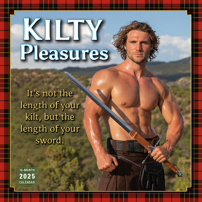 2025 Kilty Pleasures Wall Calendar