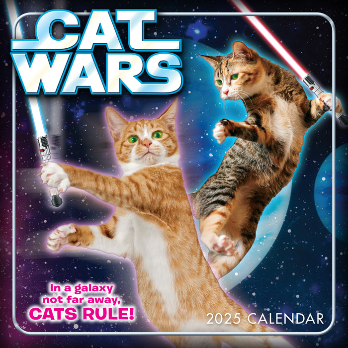 2025 Cat Wars Mini Wall Calendar