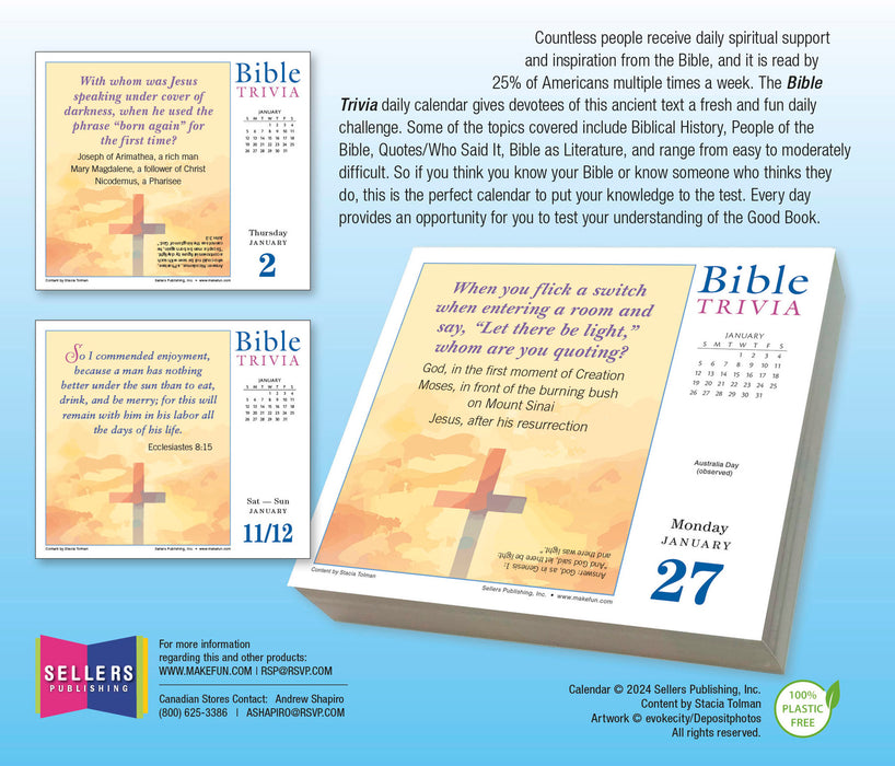 2025 Bible Trivia Page-A-Day Calendar