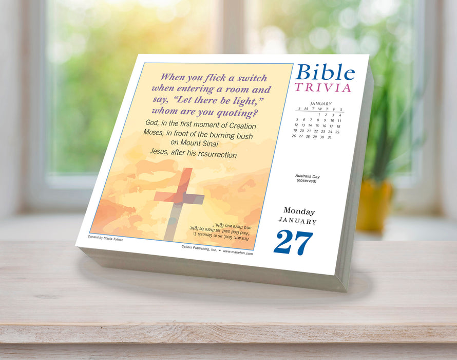 2025 Bible Trivia Page-A-Day Calendar