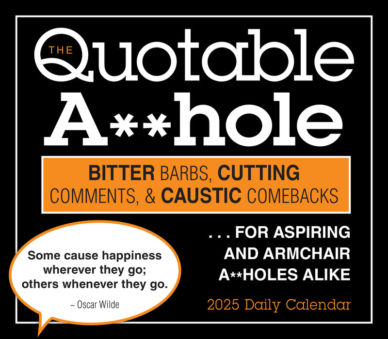 2025 Quotable A**hole Page-A-Day Calendar