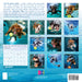 Underwater Dogs 2026 Square Wall Calendar