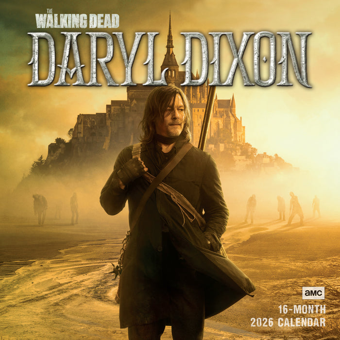 Walking Dead Daryl Dixon 2026 Square Wall Calendar