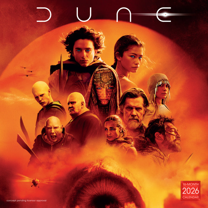 DUNE 2026 Square Wall Calendar