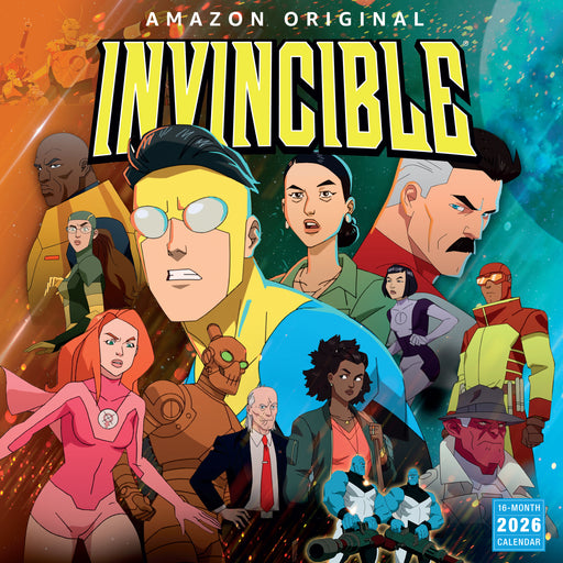 Invincible 2026 Square Wall Calendar