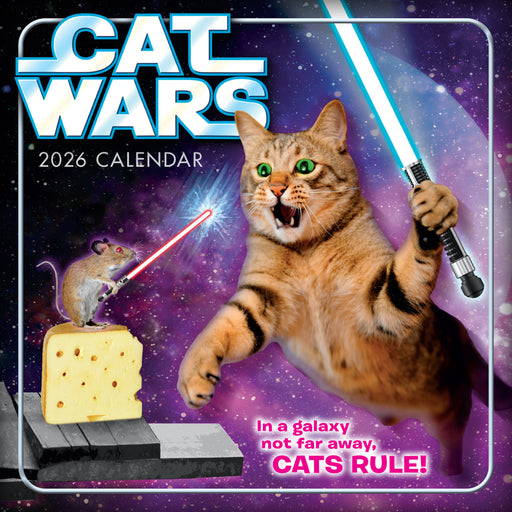 Cat Wars 2026 Mini Wall Calendar