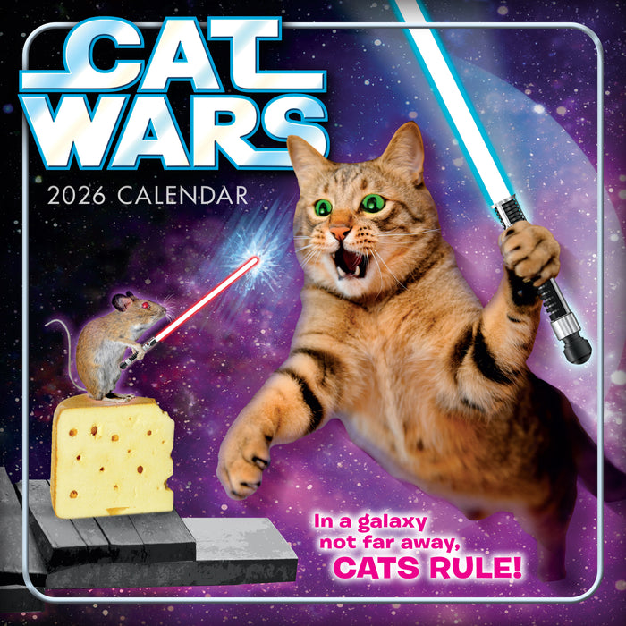 Cat Wars 2026 Mini Wall Calendar