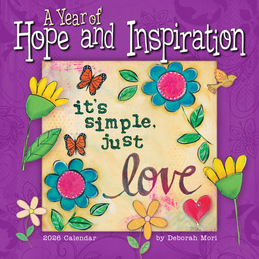 Year of Hope and Inspiration D Mori 2026 Mini Wall Calendar