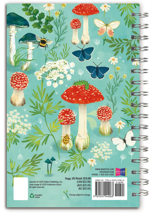 Designer Mushroom Garden K Quinn 2026 Weekly Diary
