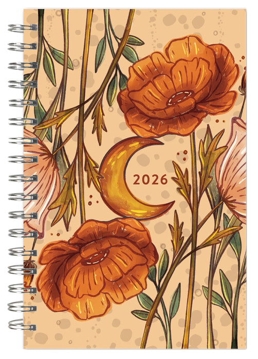 Designer Moonlit Poppies K Heldt 2026 Weekly Diary