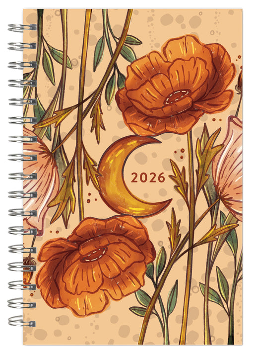 Designer Moonlit Poppies K Heldt 2026 Weekly Diary