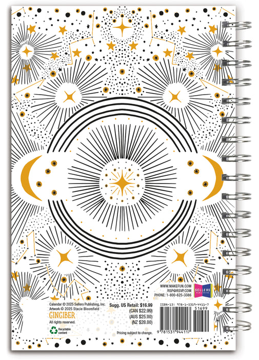 Designer Celestial Dreams S Bloomfield 2026 Weekly Diary