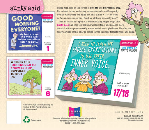 Aunty Acid 2026 Page-A-Day Calendar