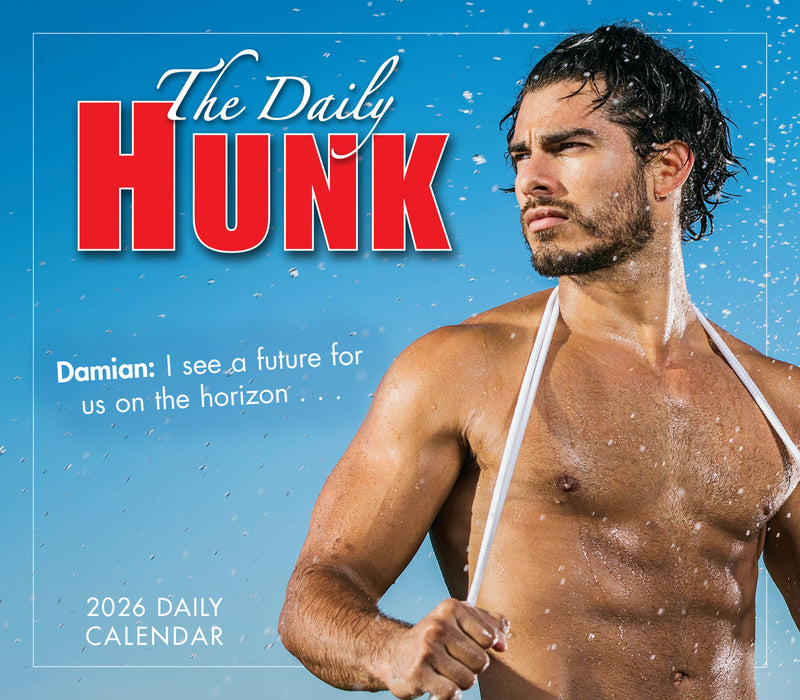Daily Hunk 2026 Page-A-Day Calendar