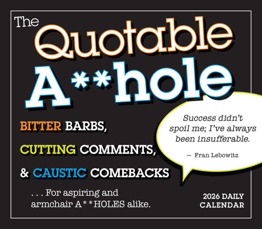 Quotable A hole 2026 Page-A-Day Calendar