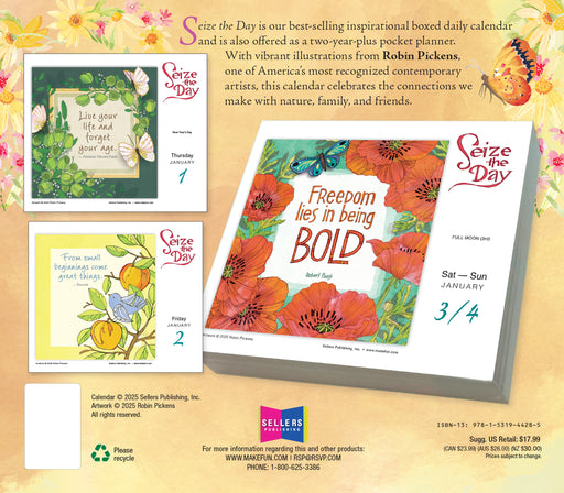 Seize the Day and Make it Yours R Pickens 2026 Page-A-Day Calendar