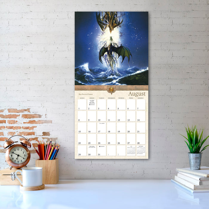 Dragons by Ciruelo 2027 Square Wall Calendar