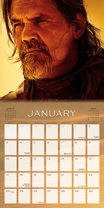 Dune 2027 Square Wall Calendar
