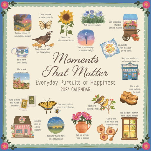 Moments that Matter 2027 Square Wall Calendar