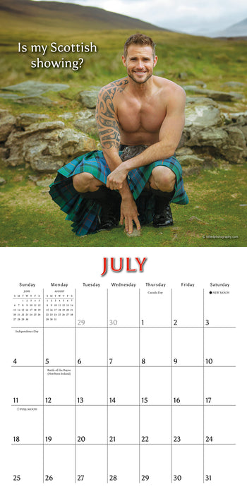 Kilty Pleasures 2027 Mini Wall Calendar