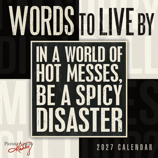 Words to Live By 2027 Mini Wall Calendar