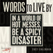 Words to Live By 2027 Mini Wall Calendar