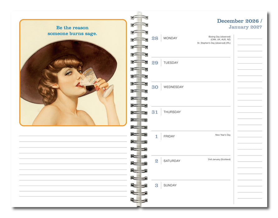 The B Word You Say I'm a Bitch 2027 Weekly Diary