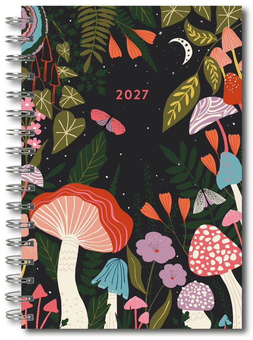 Enchanted Mushroom Garden 2027 Weekly Diary