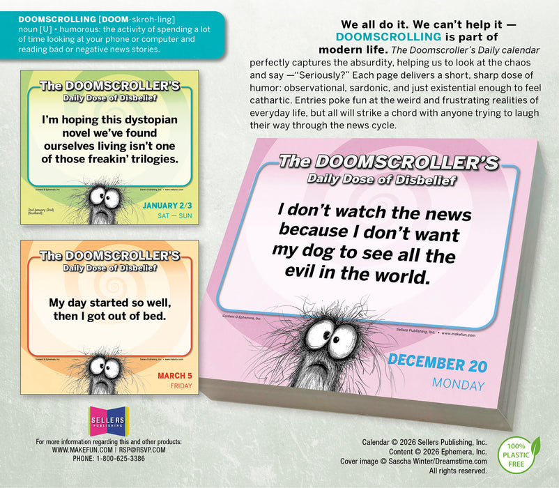 Doomscroller's Daily Dose of Disbelief 2027 Page-A-Day Calendar