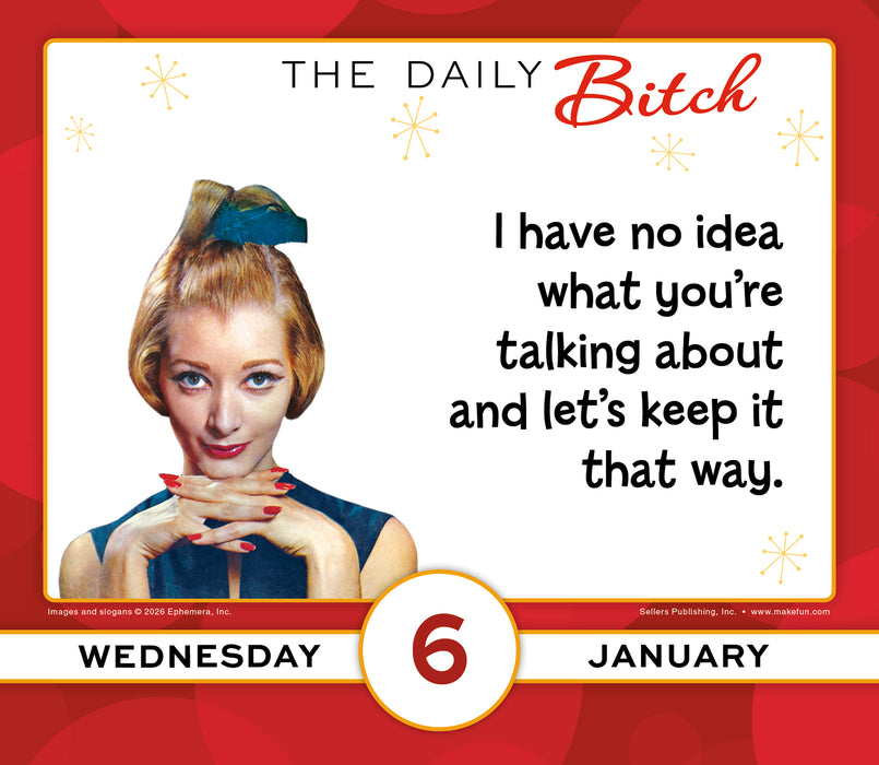 The Daily Bitch 2027 Page-A-Day Calendar