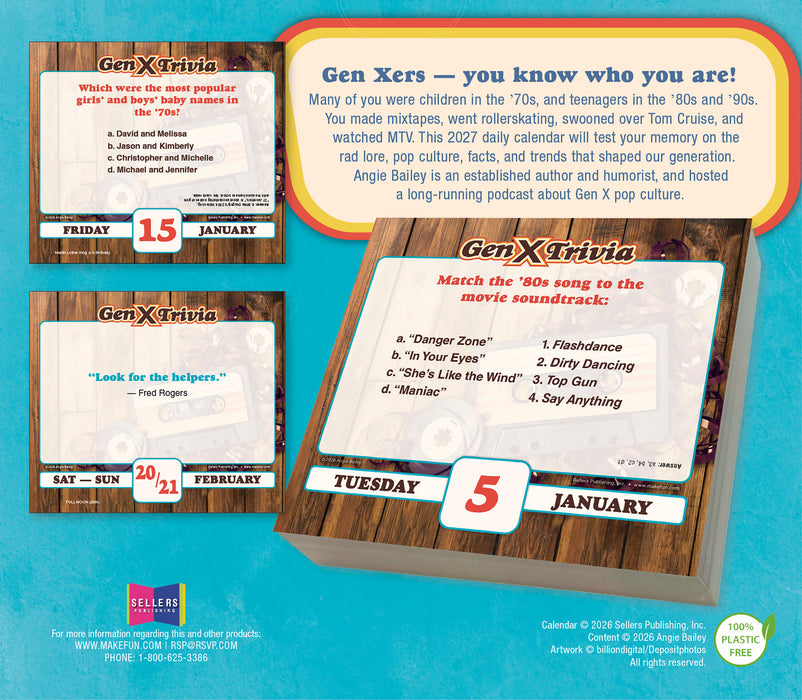 Daily Gen X Trivia 2027 Page-A-Day Calendar