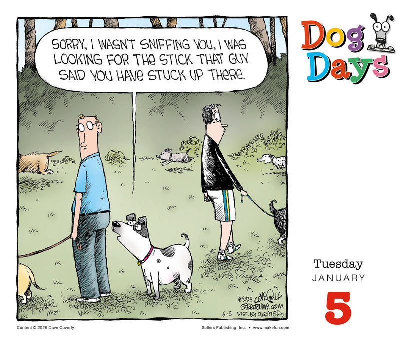 Dog Days D Coverly 2027 Page-A-Day Calendar