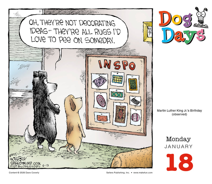 Dog Days D Coverly 2027 Page-A-Day Calendar