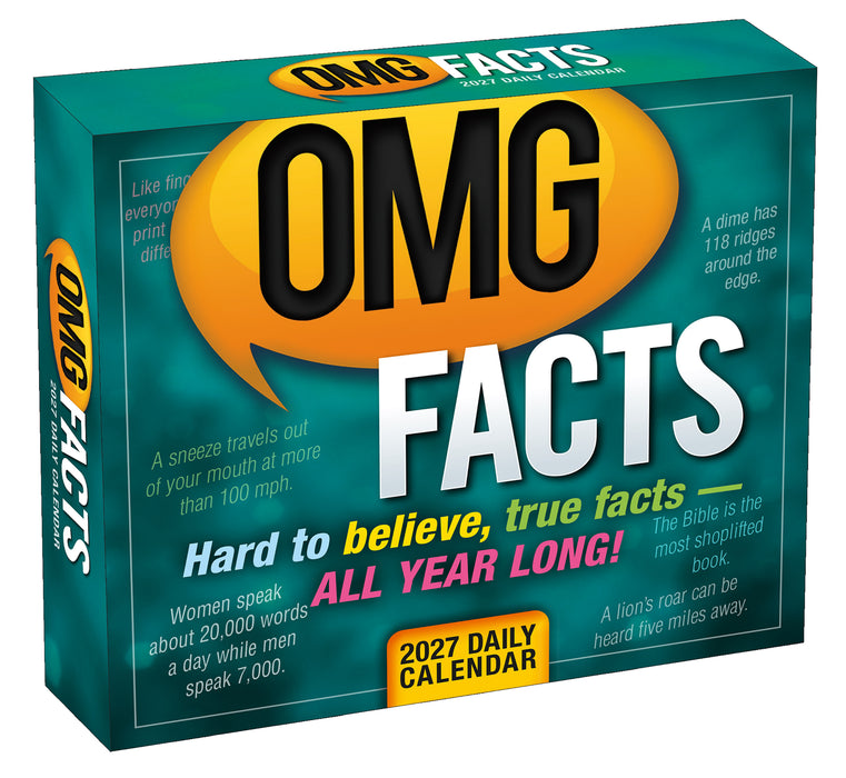 OMG Facts Hard to Believe true 2027 Page-A-Day Calendar